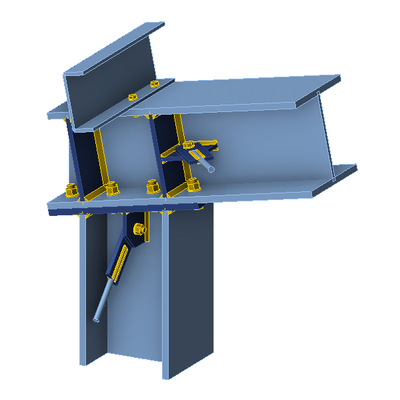 Frame corner with purlin and rod bracings