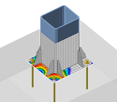 Column base plate connections