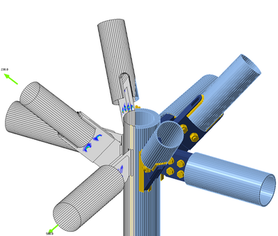 3D hollow section connections