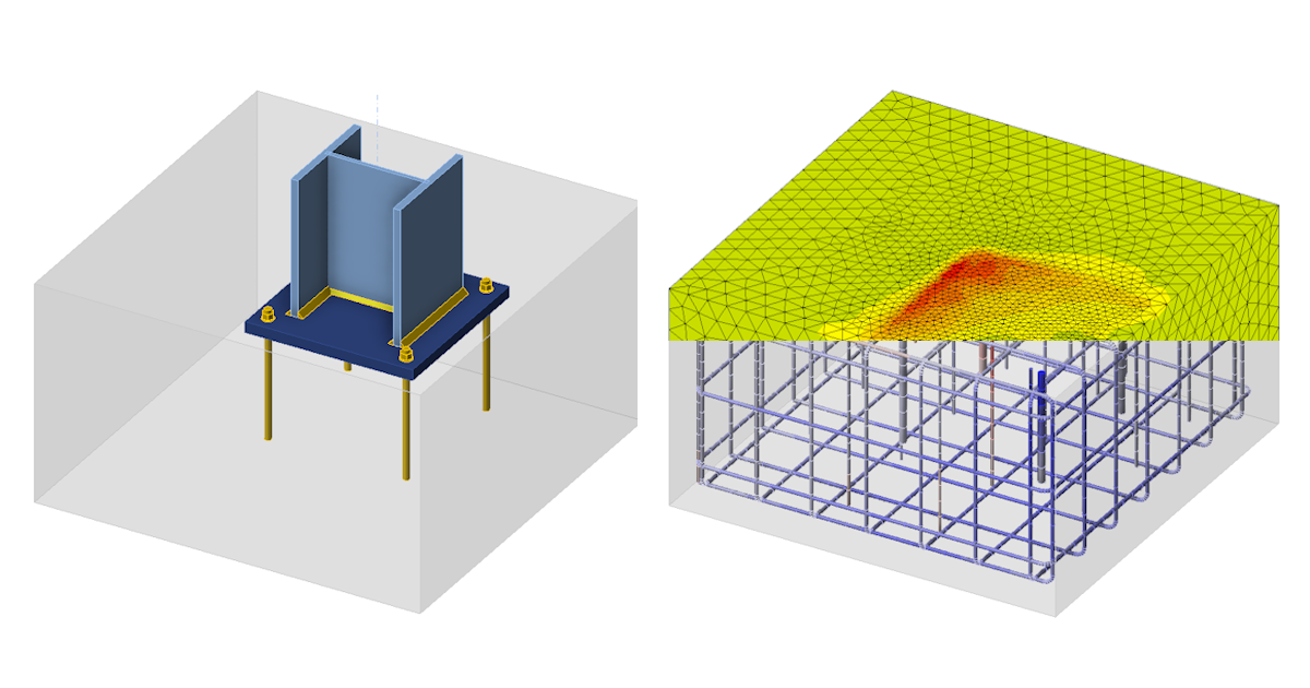 BIM Link: Eccentrically Loaded Anchoring from Connection to Detail (EN)