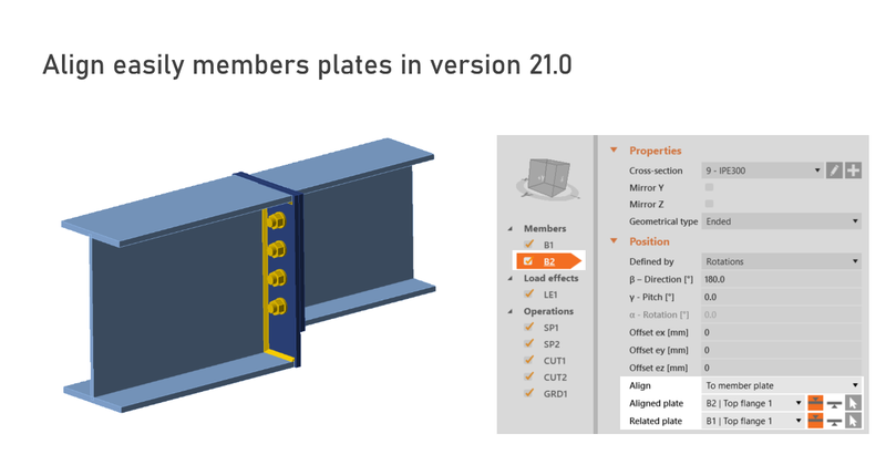 Alignment of member's plates will make your work easier