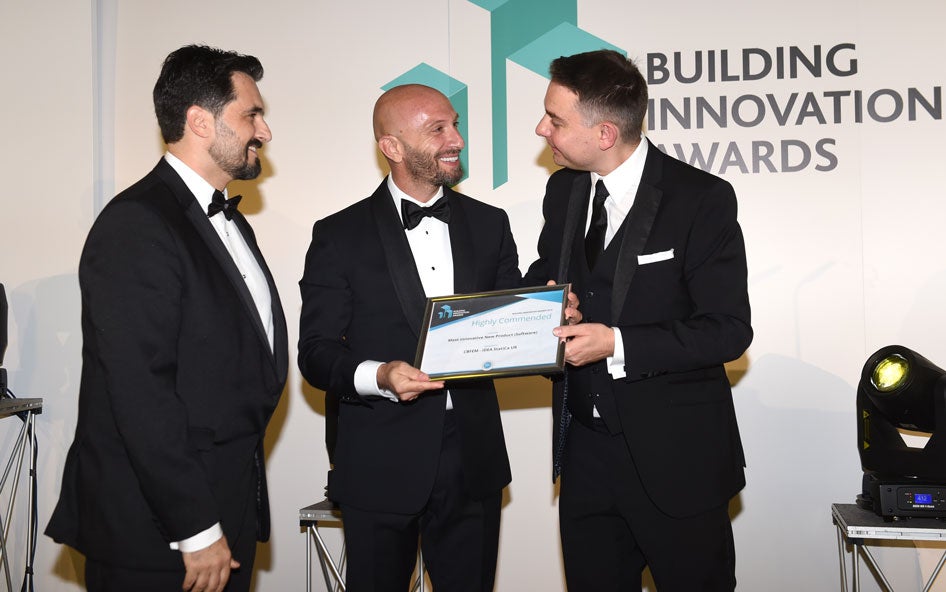 IDEA StatiCa UK receives award at Building Innovation Awards 2019