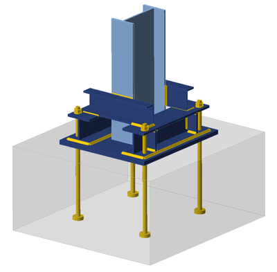 Voetplaten, ankerplaten, ankers