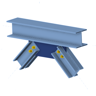 Double channel and angle bracings