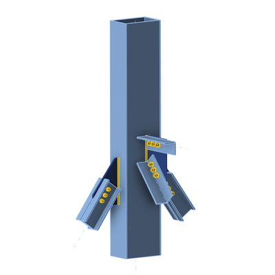 Double channel and angle bracings