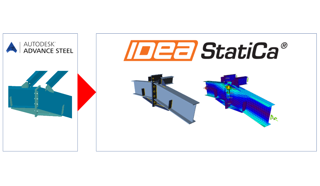 Exportujte libovolný ocelový styčník z Autodesk Advance Steel do IDEA StatiCa