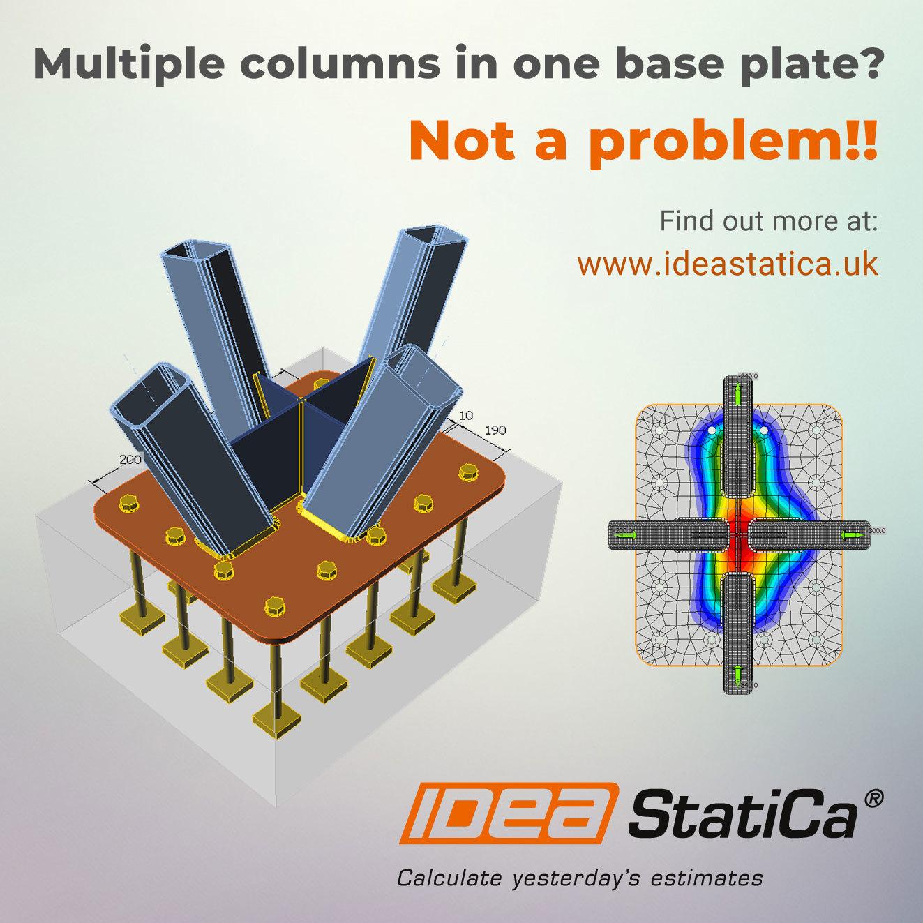 Multiple columns in one base plate? NOT A PROBLEM!!