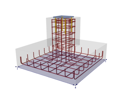 Spread footing reinforcement