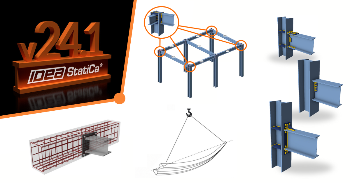 IDEA StatiCa 24.1 bringt Lösungen für alltägliche Bemessungsaufgaben