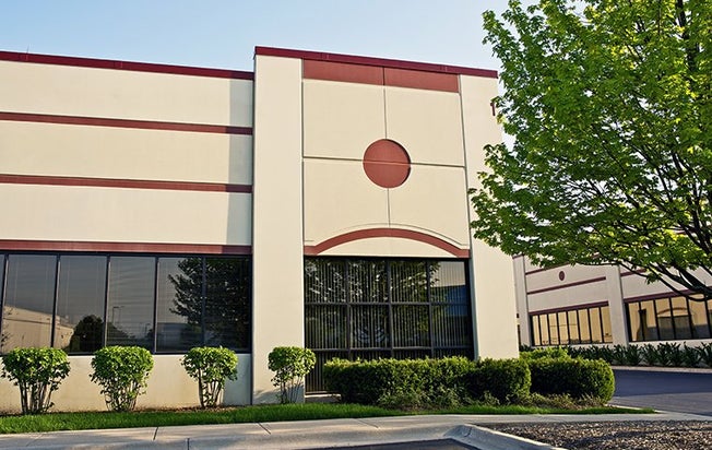 a large building of a commercial facility