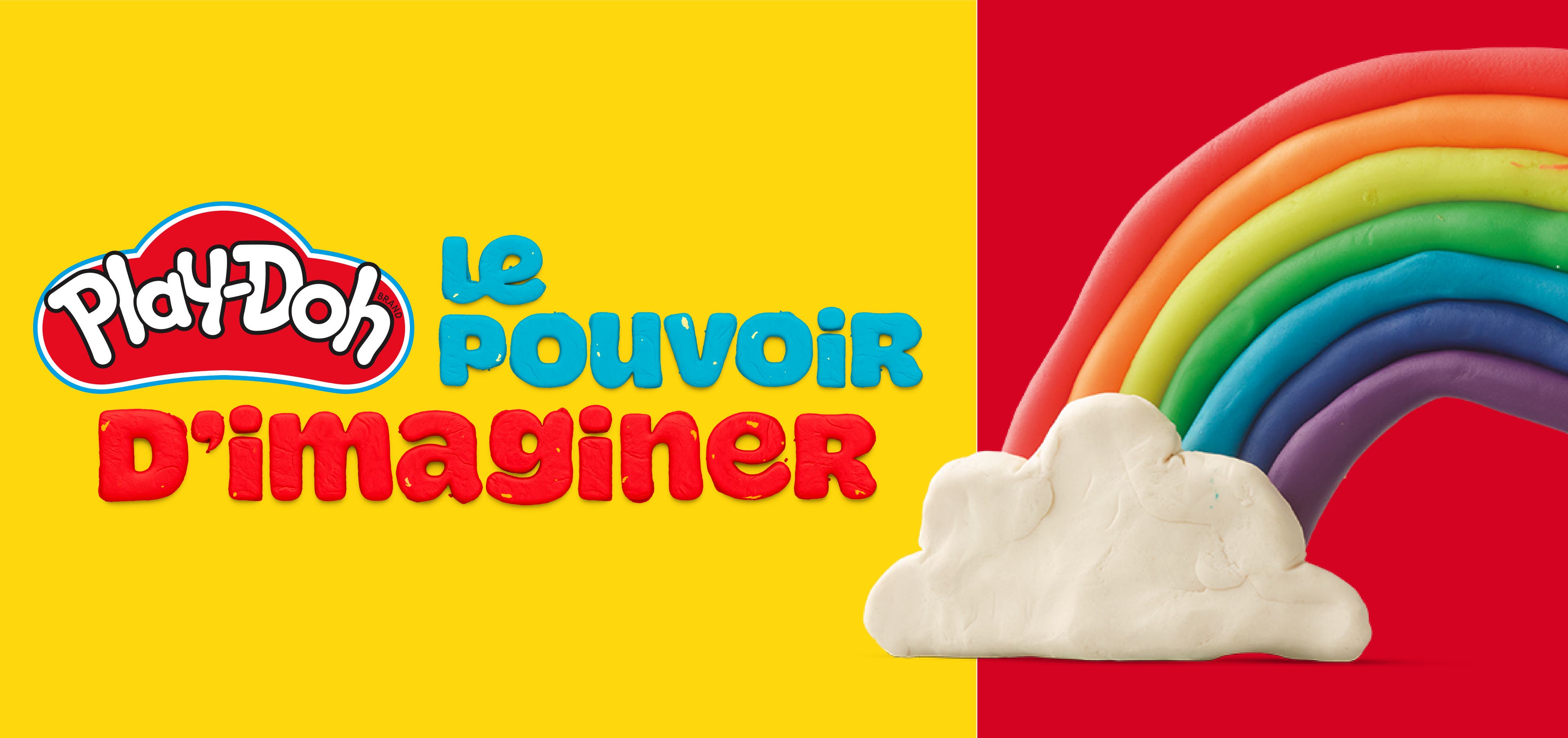 Bannière arc-en-ciel Play-Doh