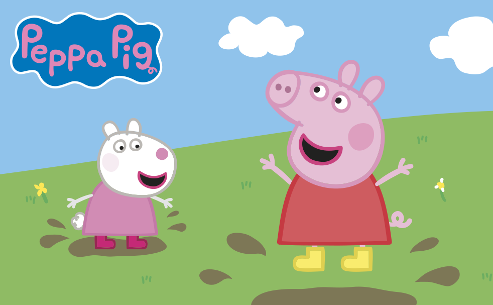 Peppa pig banner