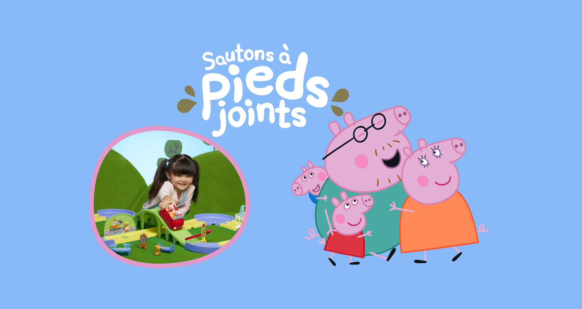 Sautons á pieds joint - Peppapig