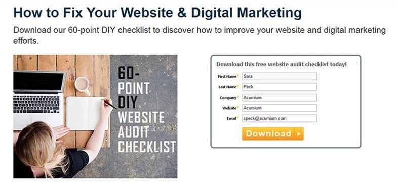60 point DIY website audit checklist  image 