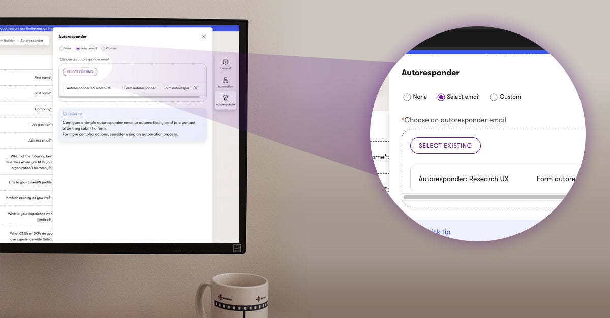 Migrating Form Autoresponders to Xperience by Kentico: A Deep Dive into the Database Binding Challenge Migrating Form Autoresponders to Xperience by Kentico: A Deep Dive into the Database Binding Challenge