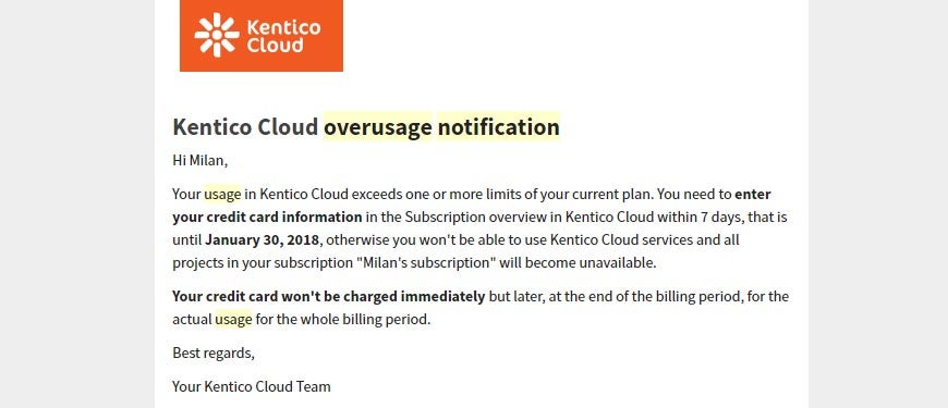 Using Kentico Cloud Asset library can cost you Using Kentico Cloud Asset library can cost you