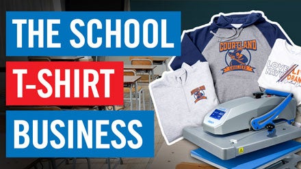 school t-shirt business