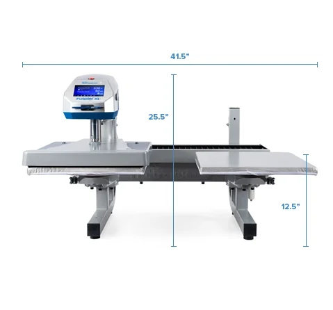 Hotronix Dual Air Fusion IQ heat press specs