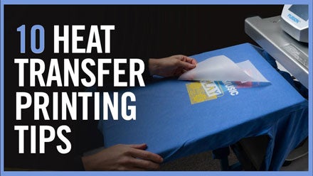 10 tips for printing t-shirts with heat transfers