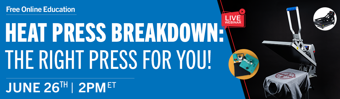 webinar all about heat presses