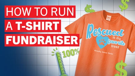 how to run a t-shirt fundraiser