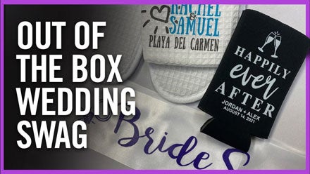 out of the box wedding swag