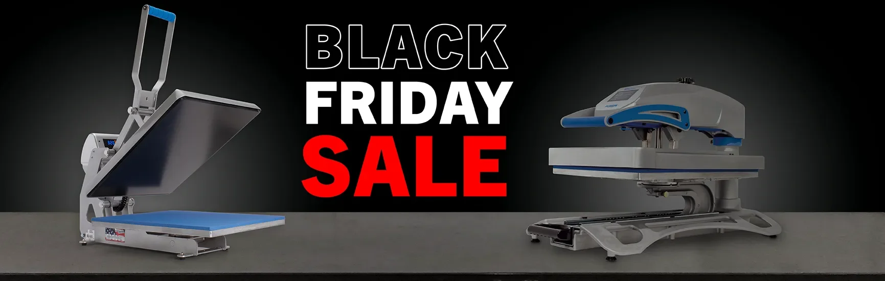 Black Friday sale on heat presses
