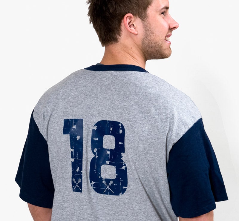 custom screen printed transfer uniform numbers