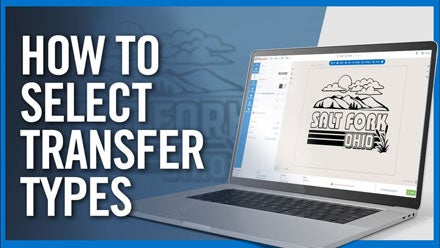 how to select the transfer type in Easy View online designer