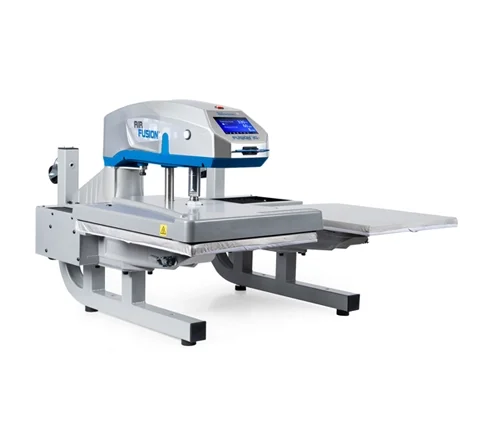 Hotronix Dual Air Fusion IQ heat press angle