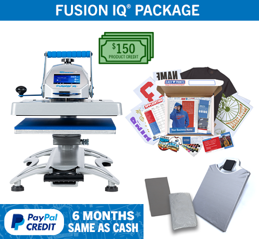 Fusion IQ Heat Press Package