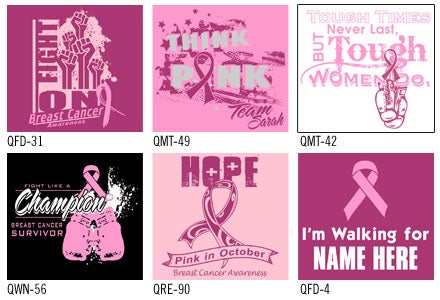 design ideas for breast cancer awareness shirts