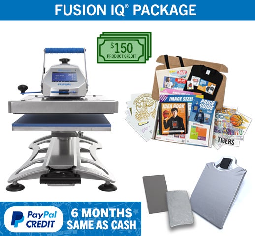 Hotronix Fusion heat press package bundle