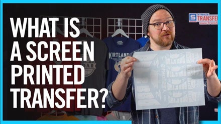 what is a screen printed transfer?