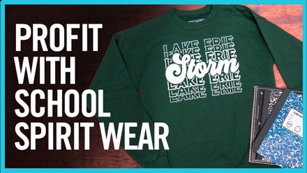 how to profit with school spirit wear