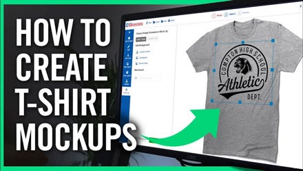 how to create t-shirt mockups and product photos