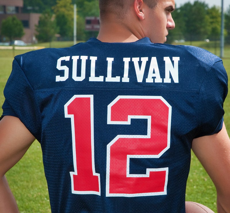 Screen printed number transfers