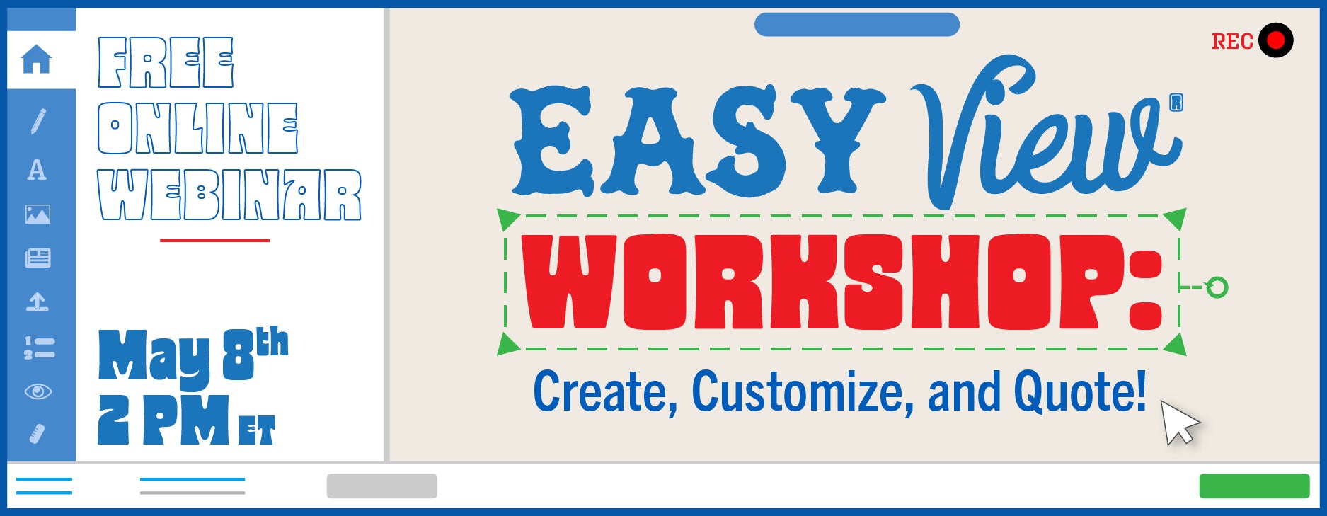 Easy View online designer webinar