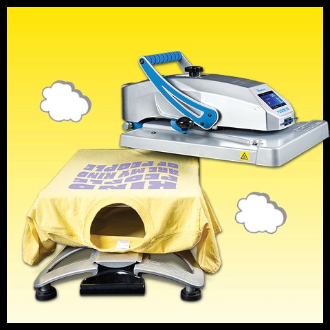 Buy a heat press and get free transfer credits