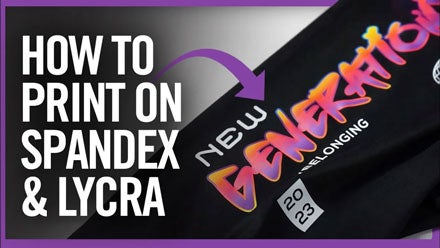 How to print on spandex and lycra