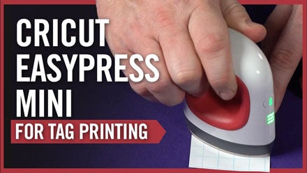inside shirt tag printing with Cricut EasyPress Mini