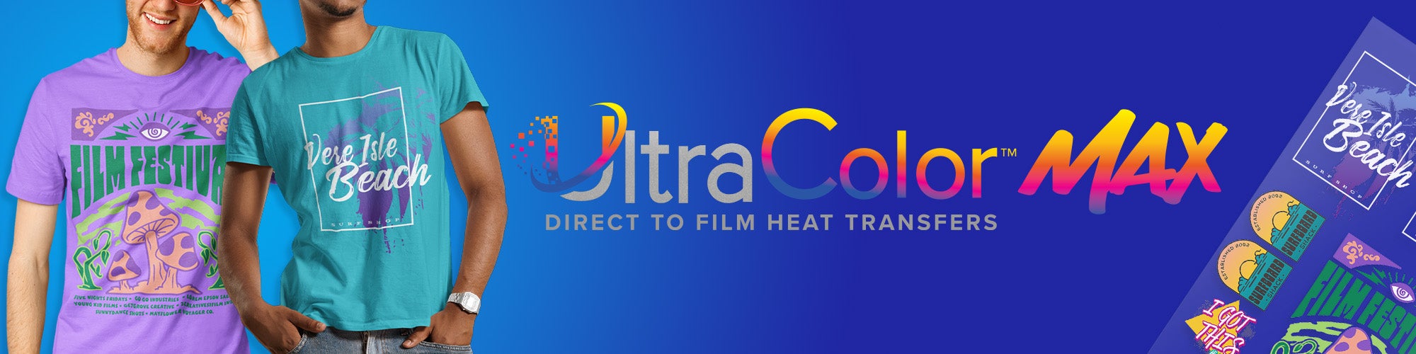 UltraColor Max direct to film heat transfer