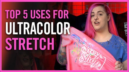 Ultracolor Stretch heat transfers