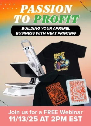 Passion to Profit webinar for heat printing