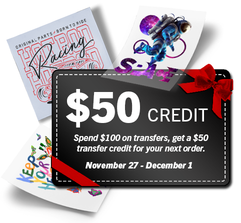 custom heat transfer credit