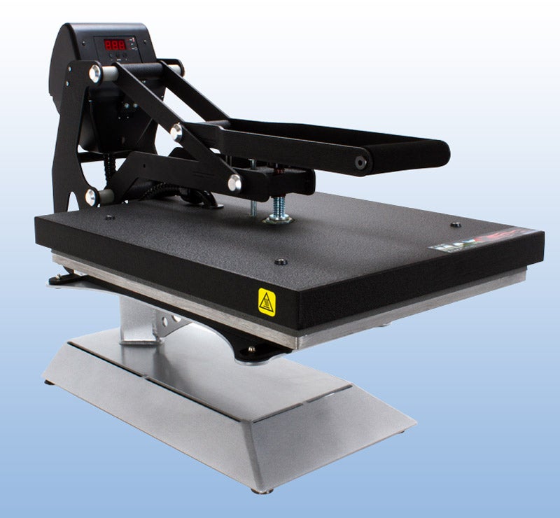 Heat press on Counter Caddie stand