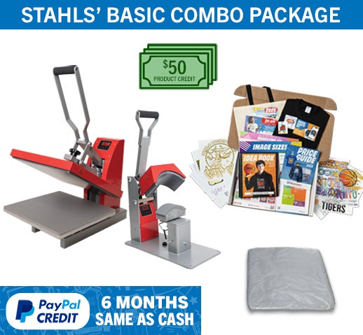 Stahls' Basic Combo heat press package bundle