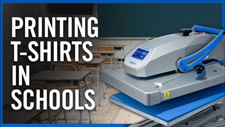 t-shirt printing in schools