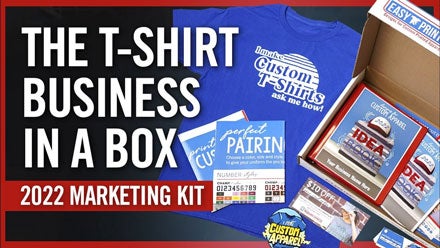 t-shirt business marketing kit