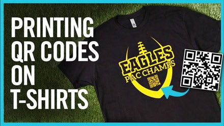 Printing QR Codes on T-Shirts